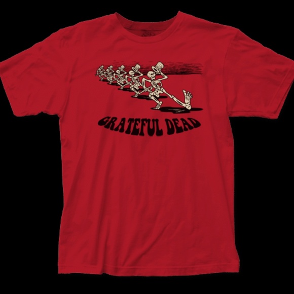 Grateful Dead Other - Grateful Dead – Skeleton Parade Unisex Adult Tee